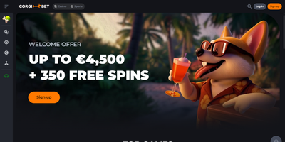 Corgibet webbplatsförhandsvisning