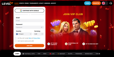 Превью сайта LevelUp