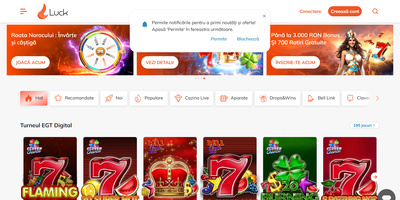 Luck websted forhåndsvisning