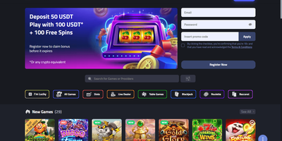 mBitCasino nettsted forhåndsvisning