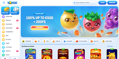 Prévia do site de Nomini