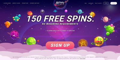 Spin Galaxy 网站预览