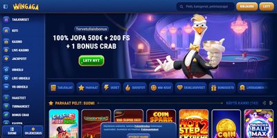Prévia do site de WinGaga